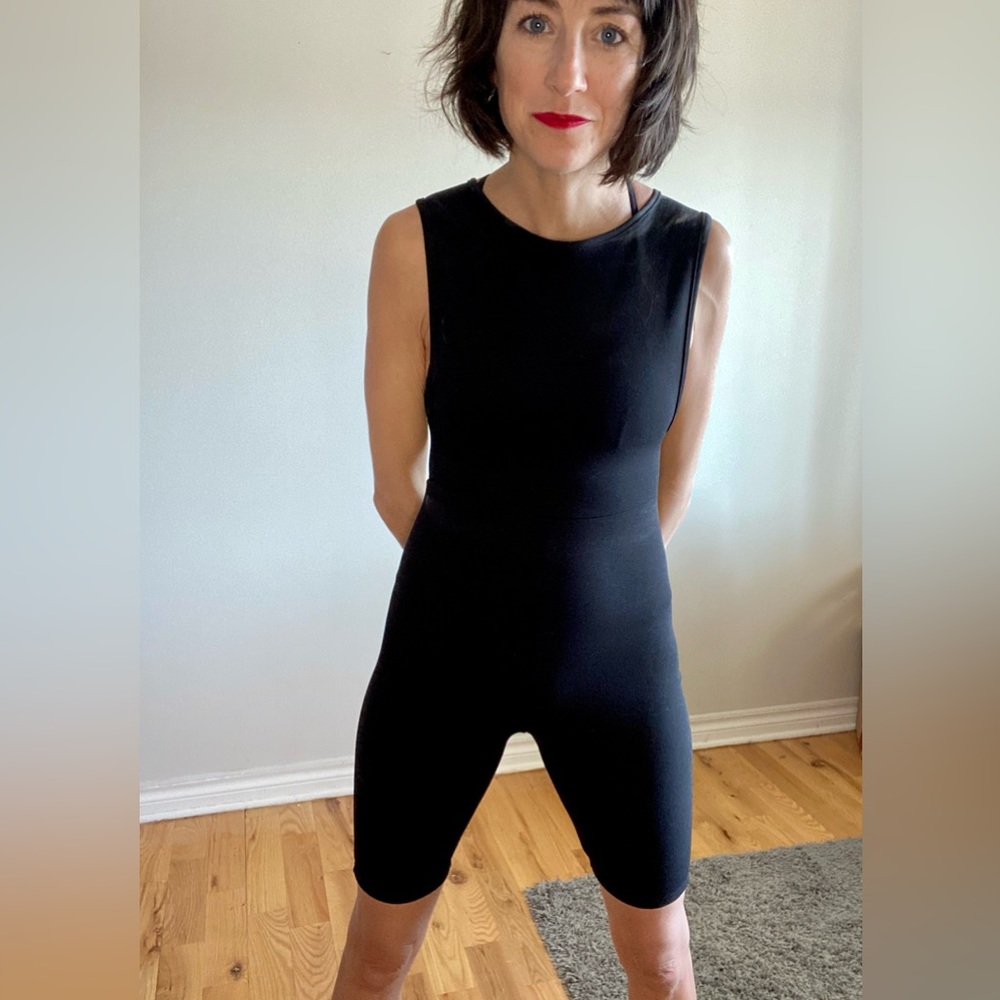 Black Crew Neck Unitard - Picture 6 of 15